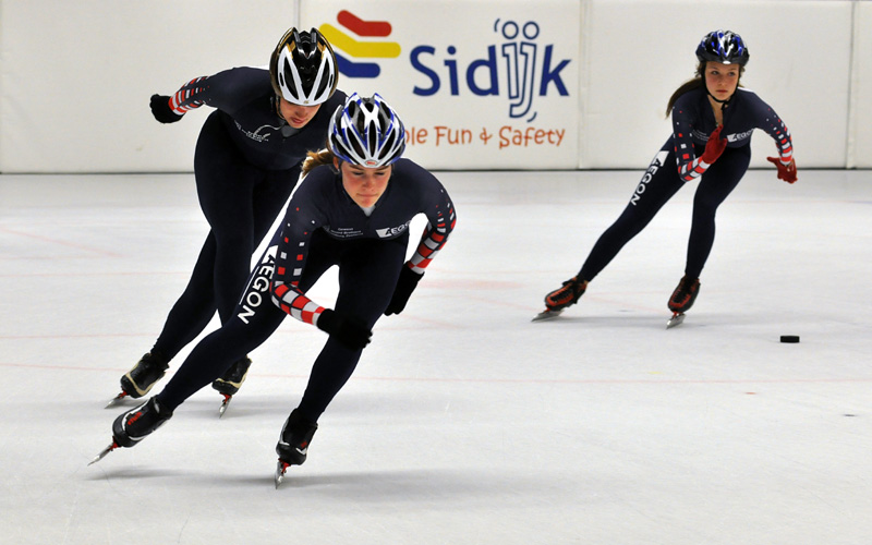 Shorttrack-training 20-9-2009 - 010